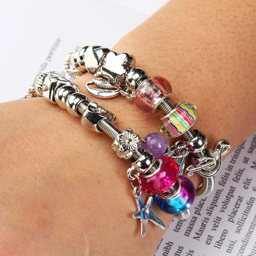 . . 12 Pulseras Tipo P A N D O R A (extensible De Acero