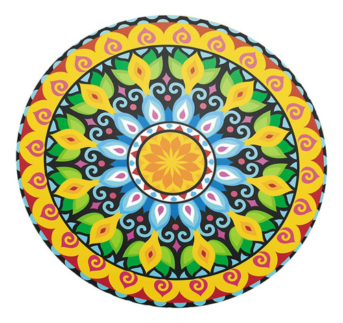 Cubierta De Mesa Boho Mandala De 48 Pulgadas De Estilo 2