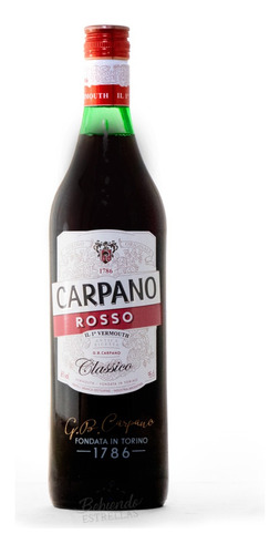 Oferta! Aperitivo Carpano Rosso Vermouth Vermu Clasico 950ml