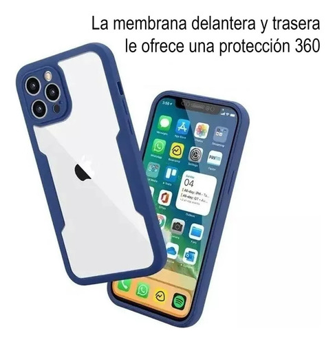 Funda Para iPhone Proteccion Total 360° Grados Semiflexible