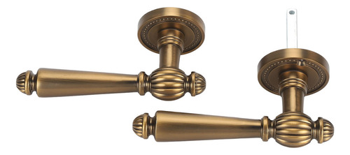 T Fechadura De Maçaneta De Porta Bronze Quiet Copper Retro