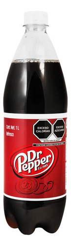 7 Pack Refresco Cereza Dr Pepper 1 L