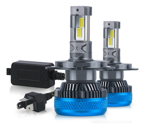 H4 H13 9007 Auto Kit Focos De Led 60000lm Alta Y Baja Canbus