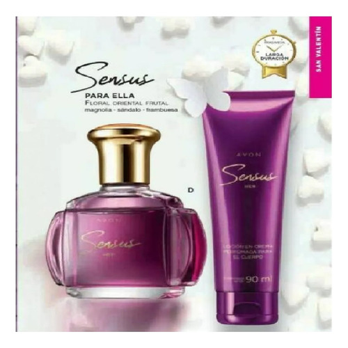 Set 3 Pzs. Perfume Para Dama Sensus Her Avon