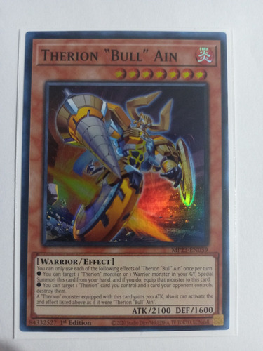 Therion Bull  Ain  - Super Rare    Mp23