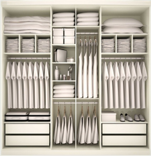 Projeto Guarda Roupas Planejado Com Plano De Corte