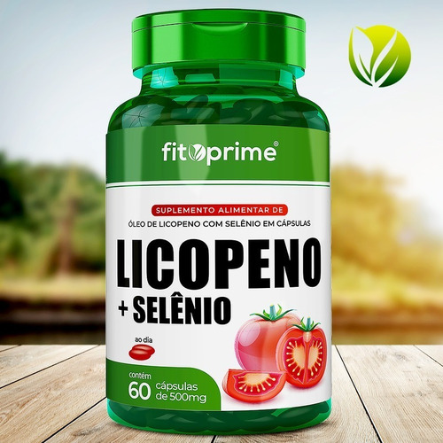 Imagem 2 de 3 de 3 Potes Licopeno + Selênio 500mg 60cps Fitoprime