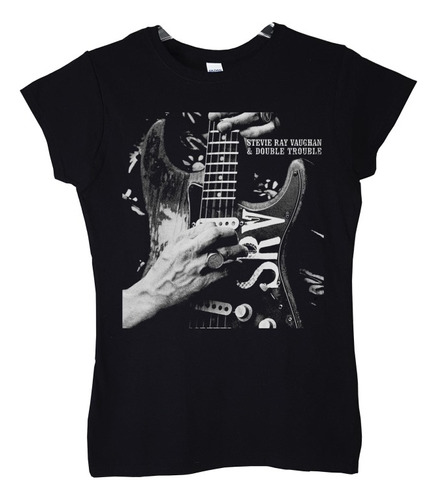 Polera Mujer Stevie Ray Vaughan And Double Trouble Guitar Ro