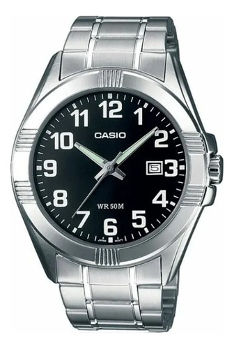 Reloj Casio Mtp1308d-1b2  Hombre Metal Wr50m Somos Tienda 