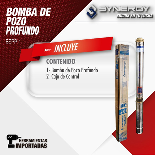 Bomba Agua Sumergible Pozo Agrícola 1puLG 750w 1hp 81mts