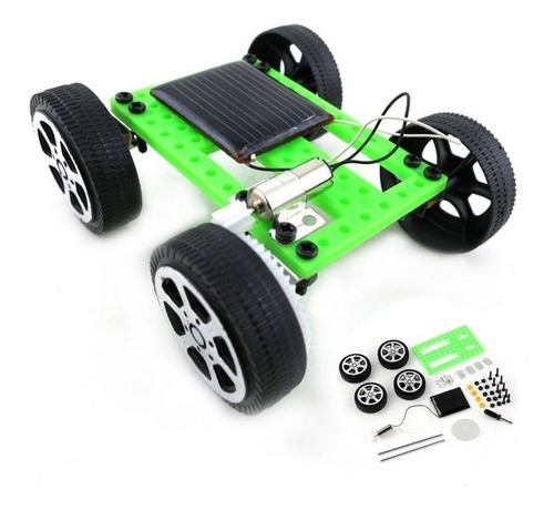 Kit De Carro Con Motor Y Panel Solar Proyectos Arduino Armar