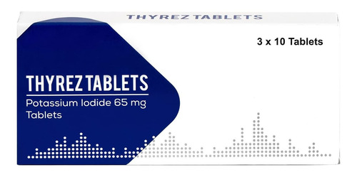 Tabletas De Radiación De Yoduro De Potasio - 65 Mg (30 Píldo