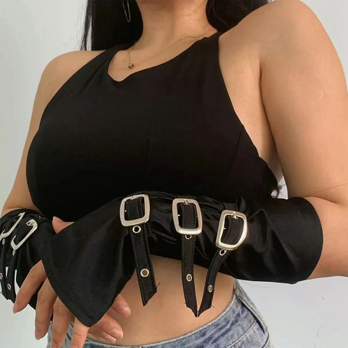 Guantes Largos Para Mujer Guantes Sin Dedos Con Estilo