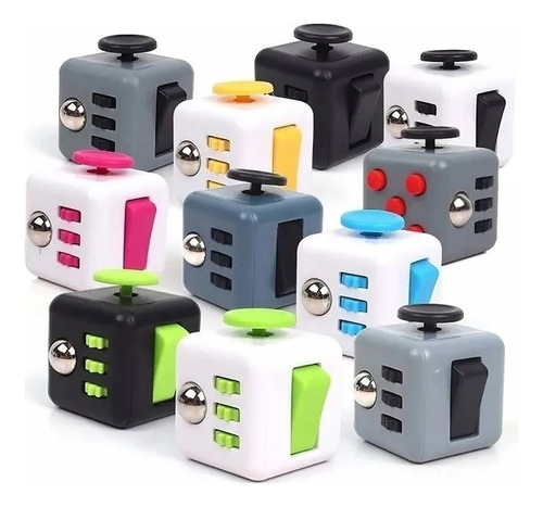 Fidget Cube Cubo Mini Clicker Anti Stress Ansiedade Cubo