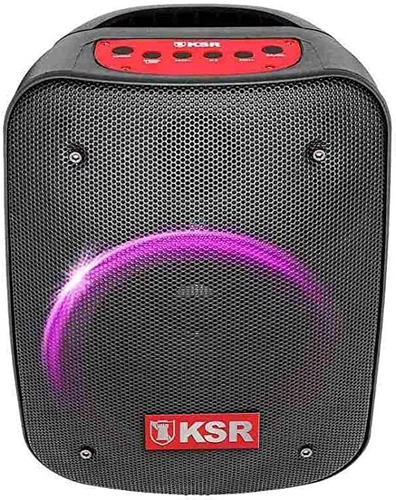 Imagen 1 de 6 de Bocina 4  Kaiser Bluetooth Luz Led Radio Msa-5004