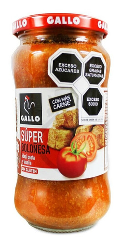 Salsa Super Boloñesa Gourmet Pasta Gallo 350gr