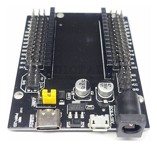 Base Shield Para Esp32 Placa Expansión 30 Pines Usb 3.3v 5v