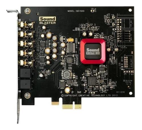 Creative Placa De Som Gamer Pci-e High-performance Z Se