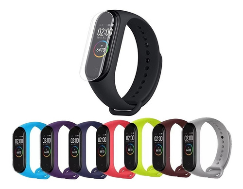 Mi Band 4 + Pulseira Extra + Película + Português P/entrega
