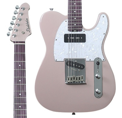 Guitarra Studebaker Tele Starliner Plus S P90 Shell Pink