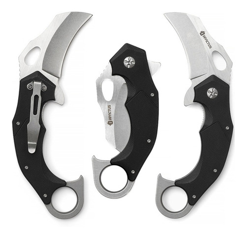Canivete Tático Tipo Karambit Invictus Anubis Aço Inoxidável