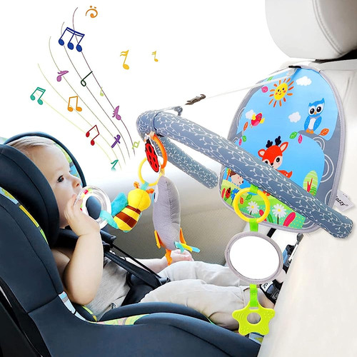 Juguetes De Asiento De Coche Para Bebés 0-6 Meses: Soft Car 