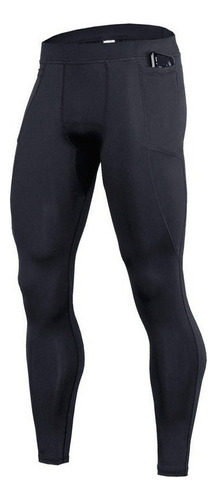 Pantalones Compresión Entrenamiento Hombre Deportes Fitness