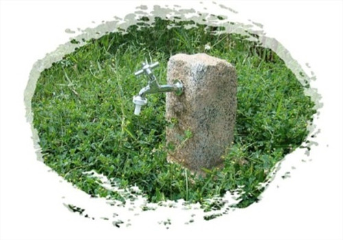 Pedra Torneira Para Lagos Ornamentais Ou Jardim