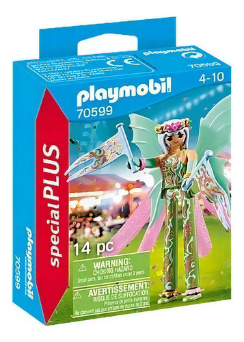 Figura Armable Playmobil Special Plus Hada Con Zancos 14 Piezas 3+