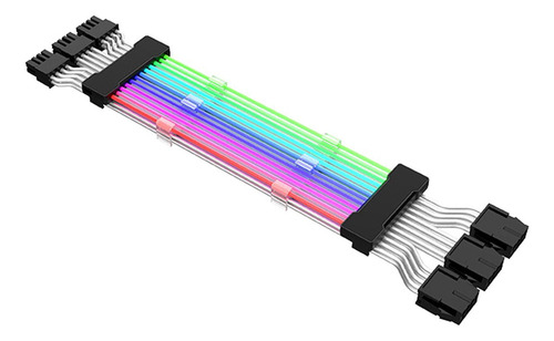 Zya Cable Pcie Cables Gpu Extensión De Cable Rgb Negro