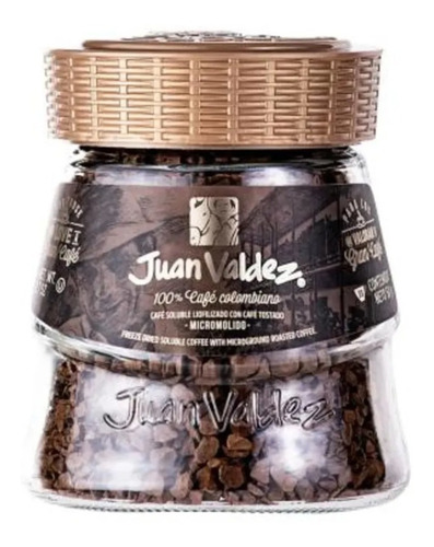 Café Soluble Juan Valdez Premium Colombiano 50 Gr