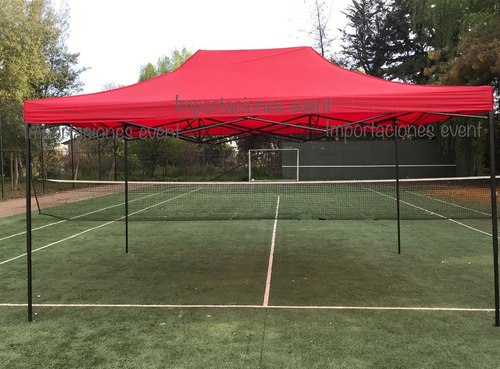 Toldo 3 X 4.5 Metros Plegable Rojo