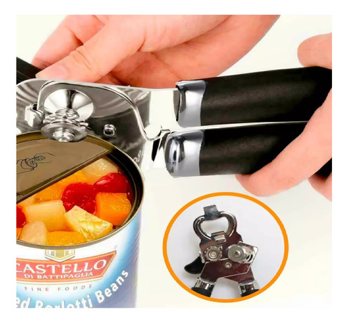 Archy Abrelatas Destapador 3 En 1 De Acero Inoxidable Manual