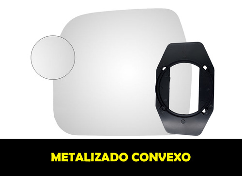 Lente Espelho Retrovisor Tr4 2009 A 2014 Esquerdo Com Base