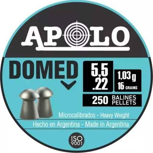 Balines Apolo Conic 5.5 X 250 Unid- Aire Comprimido