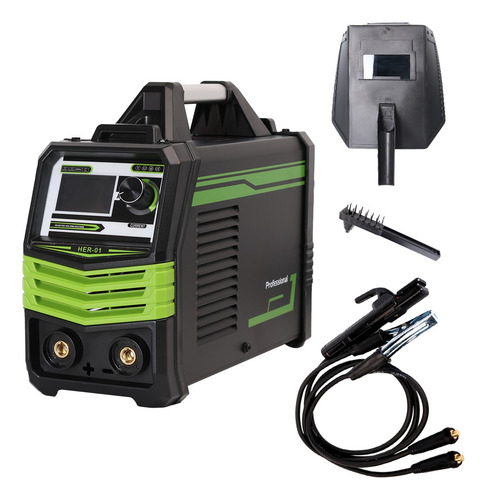 Soldadora Portátil Inverter 140a 110v/220v Función Vrd Color Verde