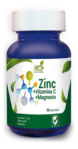 Zinc +vitamina C + Magnesio +vitamina B6. 60 Cáps. Agronewen