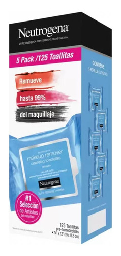 Toallas Desmaquillantes Neutrogena 125 Pzas