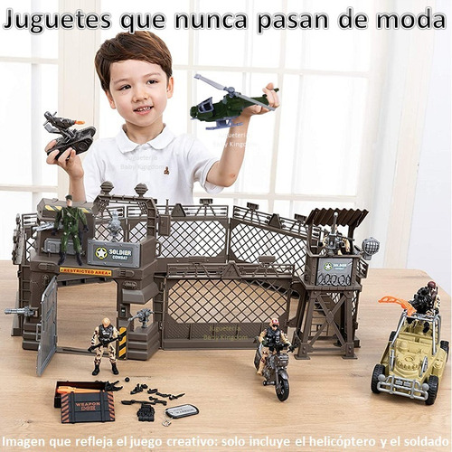 Imagen 7 de 9 de Juego Juguete Guerra Batalla Armar Combate Niño 7,8,9 Años
