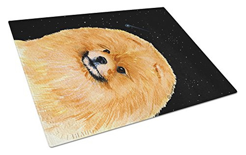 Caroline's Treasures Ss8481lcb Starry Night Pomeranian Glass