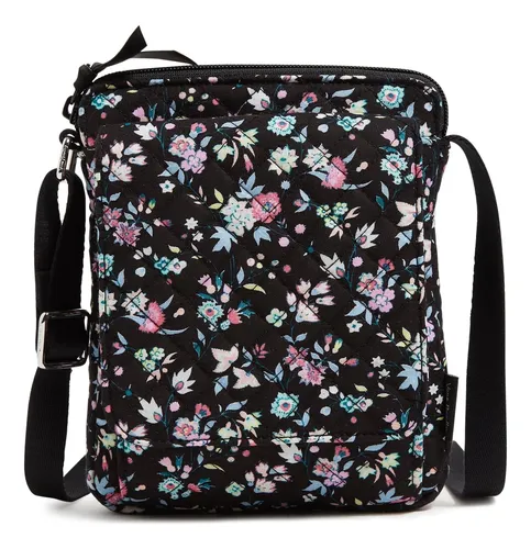 comprar Bandolera Mini Hipster De Algodón Vera Bradley Con Rfid,