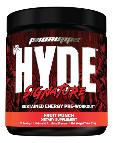 Mr Hyde Pre Workout Prosupps Mejor Pre Entreno Energía 