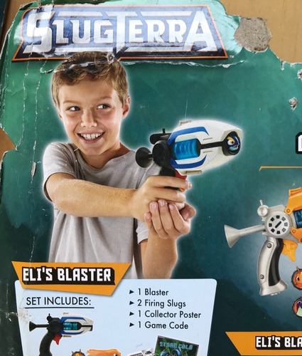Mini Pistola Eli Blaster Bajoterra, Slugterra 14 Cm