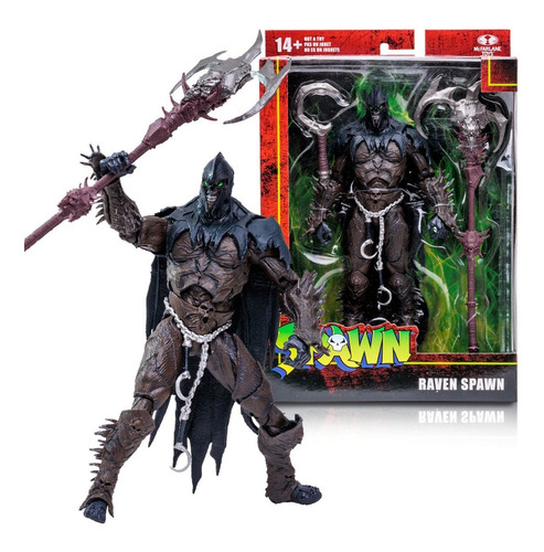 Figura Mcfarlane Toys Spawn Raven 20 Cm De Altura