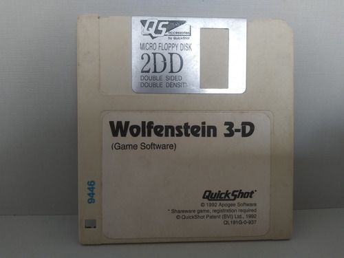 Coleção Disquetes 3 1/2 Antigo Wolfenstein 3d - Raridade (Usado)