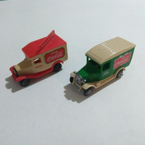 Coca Cola Carrito Plástico  Vintage Plástico 1/64 