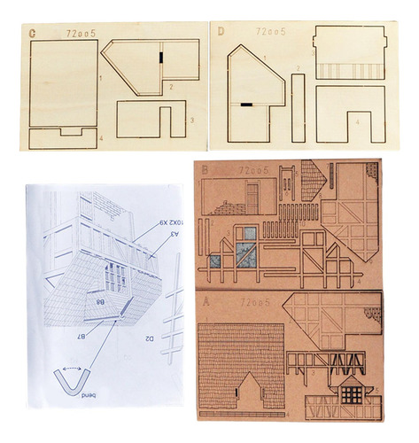 1:72 Kits De Modelos De Construcción Modelo De Escena De