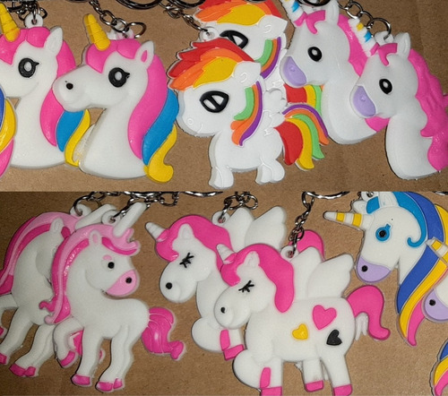 Llaveros Little Pony Y Unicornio X12 Unidades - Sorpresitas