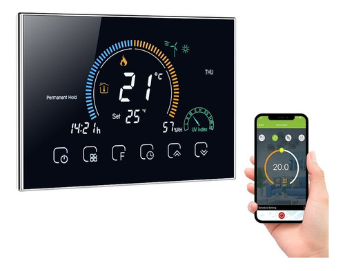 95-240v Wifi App Control Termostato Programable Inteligente