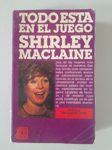 Libro Todo Esta En El Juego Shirley Maclaine (16c)